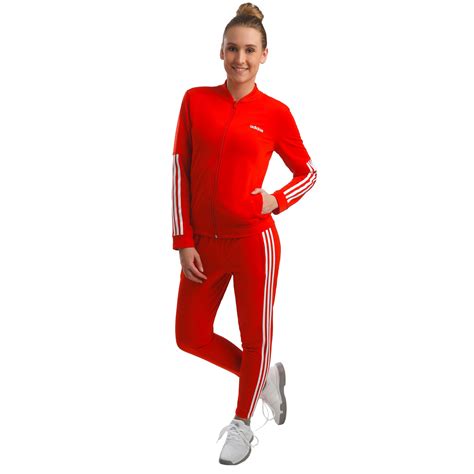 adidas anzug rot damen